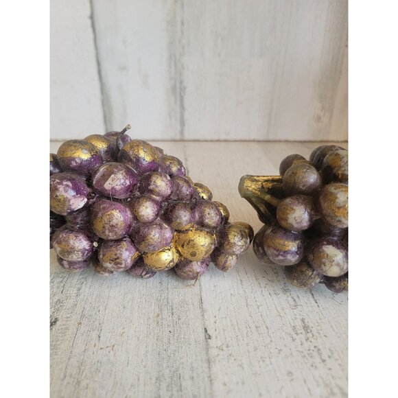 Rustic realistic grape vine candle home decor set - Picture 3 of 9